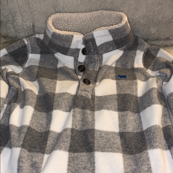🌴Long Sleeve Plaid Fleece - Picture 1 of 6